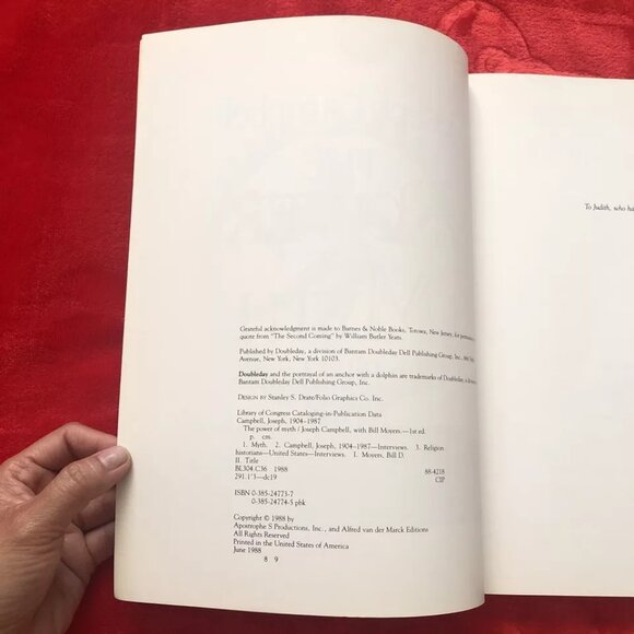 The Power of Myth Bill Moyers Joseph Campbell 1988 Paperback Book - Picture 5 of 9